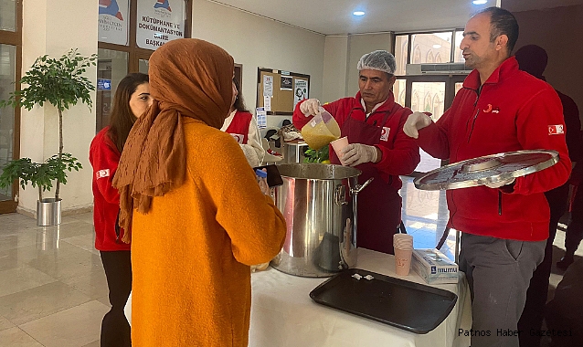 Kızılay’dan öğrencilere çorba ikramı