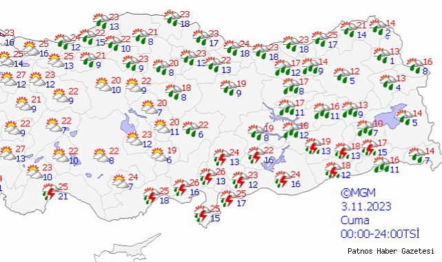 Meteoroloji uyardı: 13 ilde kuvvetli yağış bekleniyor