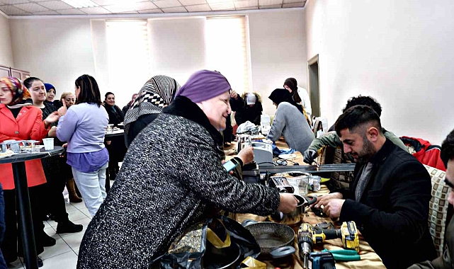 "Tamir Cafe" sakinlerinden geri dönüşüme büyük katkı