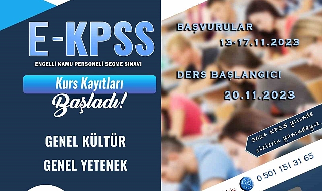 Van Büyükşehir Belediyesi ücretsiz EKPSS kursu açtı