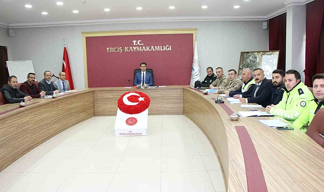Van' da kış tedbirleri toplantısı yapıldı