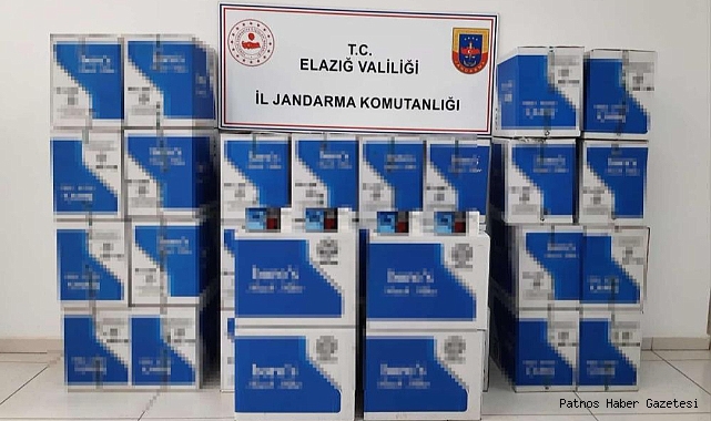 320 bin adet kaçak makaron ele geçirildi