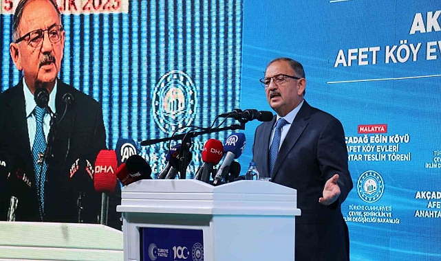Afet Köy Evleri hak sahiplerine teslim edilmeye başlandı