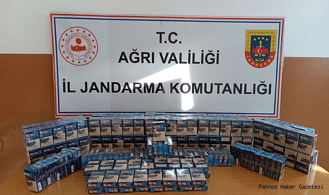 Ağrı’da kaçak sigara ele geçirildi