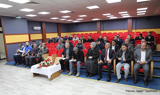 Ağrı'da taşımalı eğitim kapsamında alınan öğrenciler için toplantı düzenledi