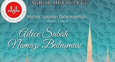 Ağrı'da Yılın İlk Sabah Namazı Buluşması