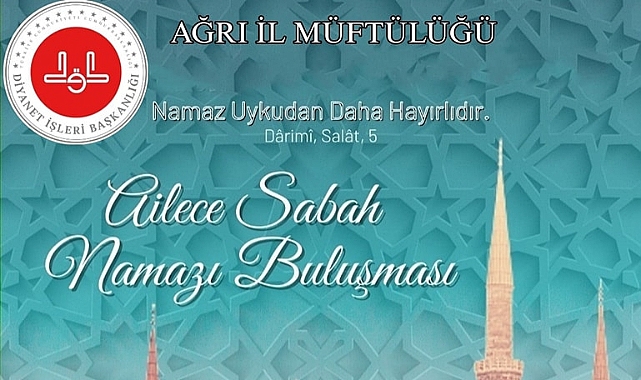 Ağrı'da Yılın İlk Sabah Namazı Buluşması