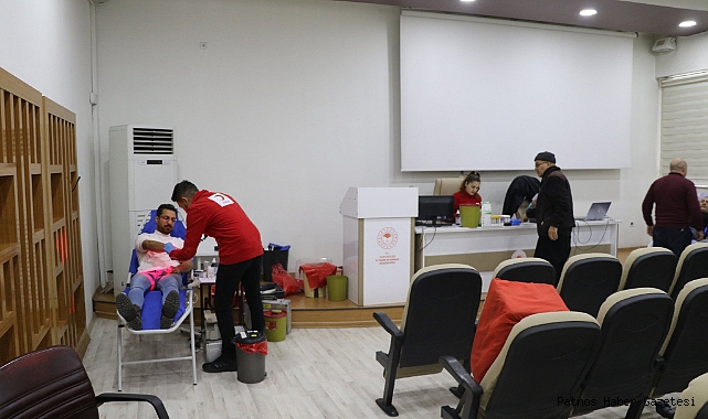 Ağrı İl Tarım ve Orman Müdürlüğü Personelinden, Kızılay’a Kan Bağışı