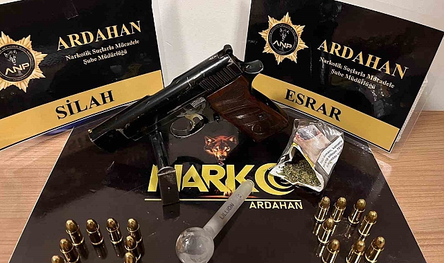 Ardahan'da uyuşturucu operasyonunda 4 şüpheli gözaltına alındı