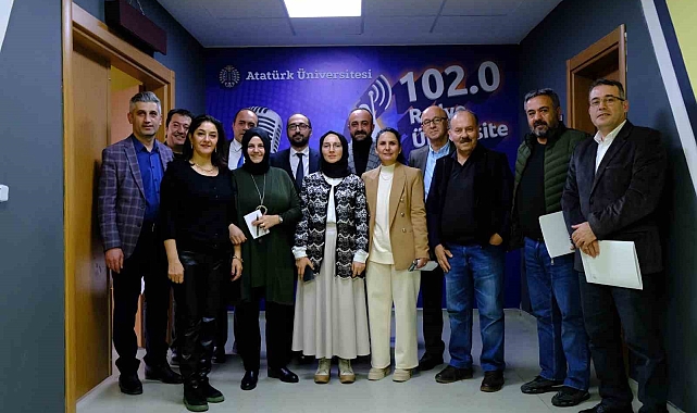 Atatürk Üniversitesi İletişim Fakültesi, basın temsilcileri ile bir araya geldi