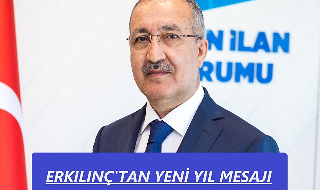 BİK Genel Müdürü Cavit Erkılınç'tan Yeni Yıl Mesajı