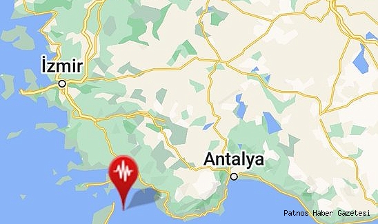 Bir Depremde Muğla Marmaris'ten : 4.00