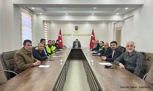 Diyadin’de “Kış Tedbirleri” toplantısı yapıldı