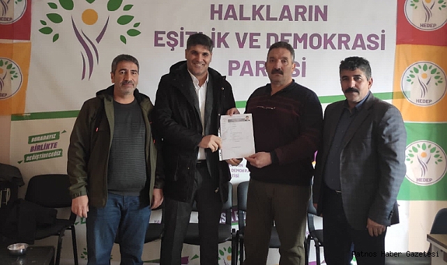 Erhan Morkoç DEMPARTİ Ağrı Belediye Başkanı Aday Adayı Oldu