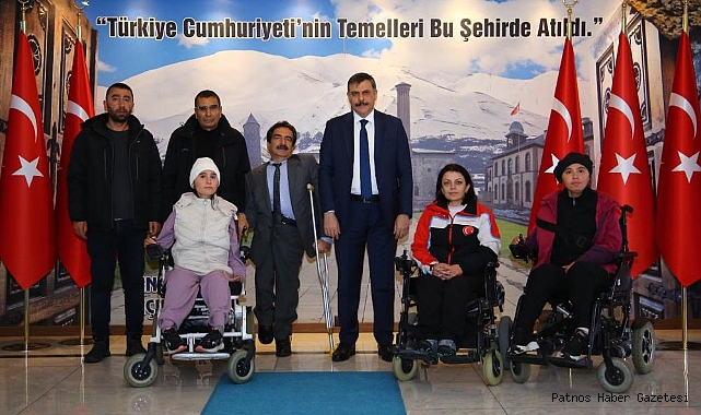Erzurum Valisi:  Engelli vatandaşlara yönelik pozitif çalışmalar artarak devam edecek