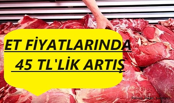 Kırmızı et sevenlere kötü haber; yüzde yirmi beş zam