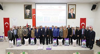 Muş'ta çiftçilere tohum desteği