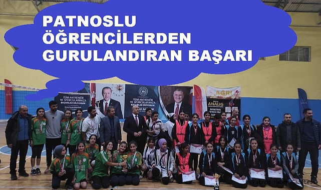 Patnos 75.Yıl Ortaokulundan gururlandıran başarı