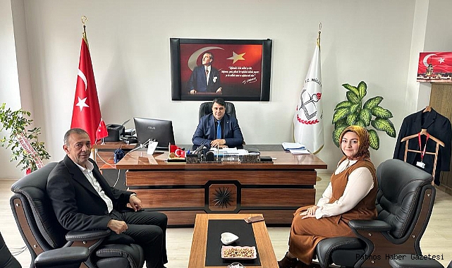 Patnos Ak Parti İlçe Başkanı Taşdemir'den Müdür Vural'a Ziyaret