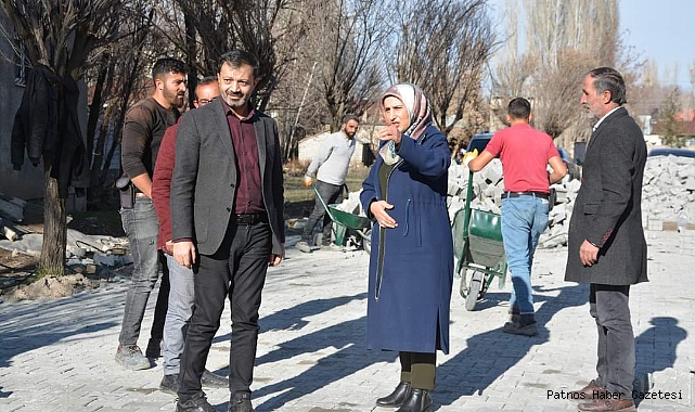 Patnos Belediye Başkanı Kılıç yapılan çalışmaları denetledi