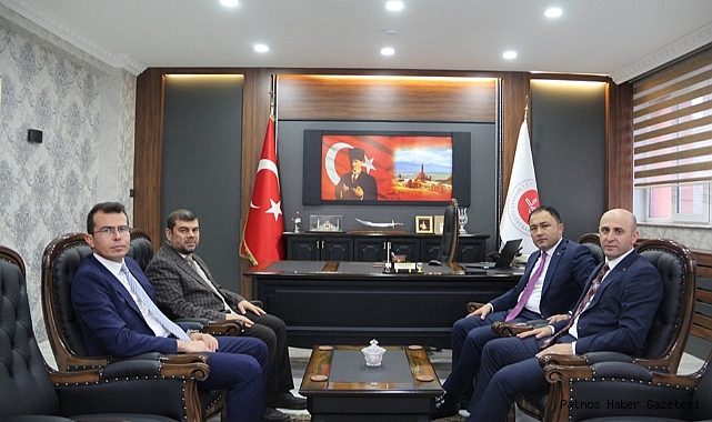 Patnos İlçe Kaymakamı Yusuf Cankatar' dan İl Müftüsü Şafak'a Ziyaret