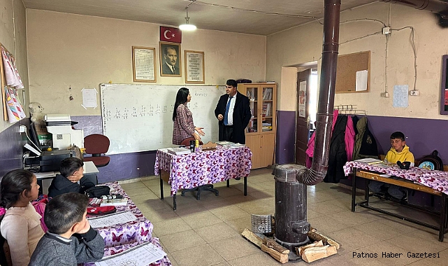 Patnos İlçe Milli Eğitim Müdürü Vural'dan köy okullarını ziyaret
