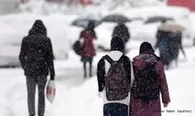 Patnos'ta Eğitime Bir Günlük Kar Engeli