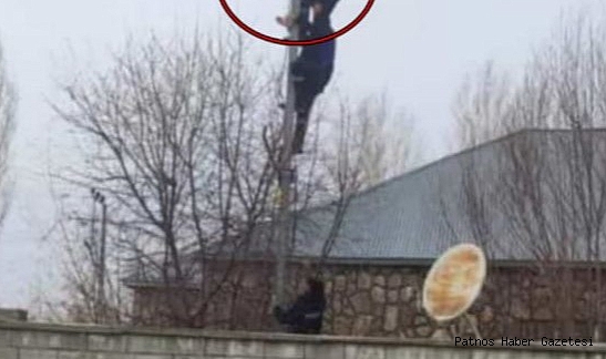 Patnos'ta elektrik akımına kapılan işçi yaralandı