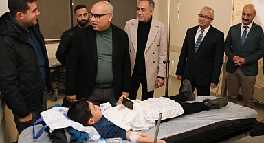 Vali Koç ve Belediye Başkanı Karadoğan'ın Yılbaşı ziyaretleri