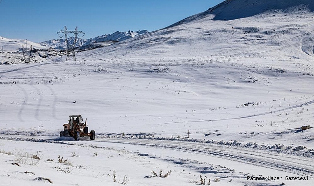 Van'da kar nedeniyle 272 yerleşim yerinin yolu ulaşıma kapandı