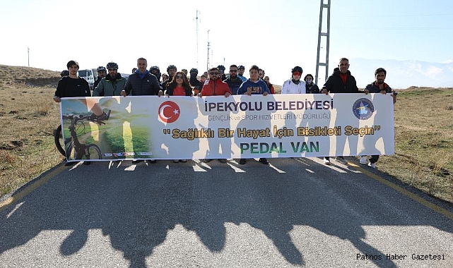Van'da "PedalVan" projesiyle sağlıklı yaşam bisiklet turu düzenlendi