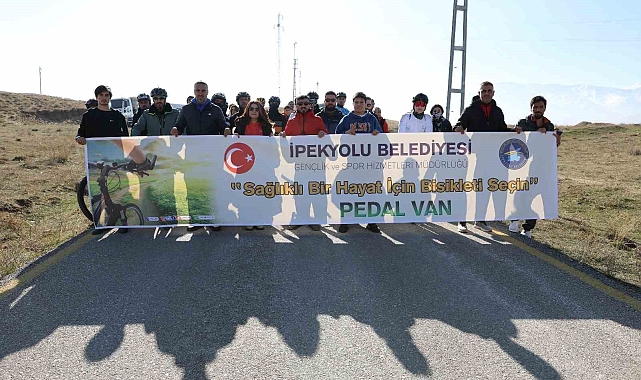 Van'da "PedalVan" projesiyle sağlıklı yaşam desteklendi