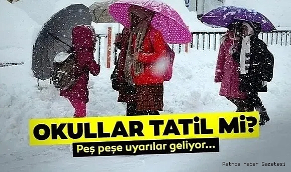 YARIN OKULLAR TATİL Mİ? Valilik açıklaması ile 25 Aralık Pazartesi okullar tatil mi, hangi illerde okul yok?