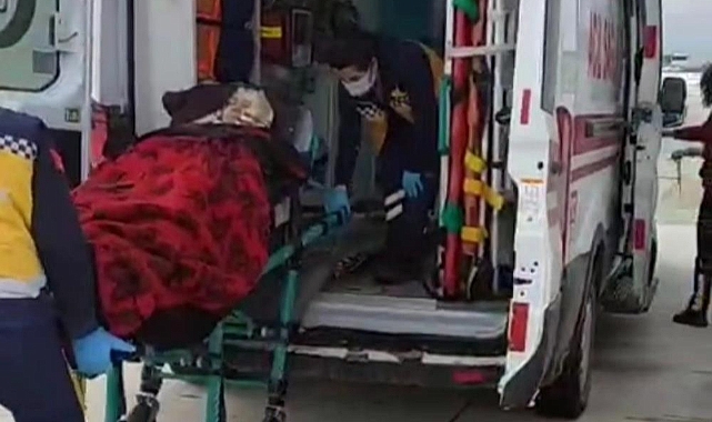 15'inci doğumunda rahatsızlanan kadın için ambulans helikopter havalandı