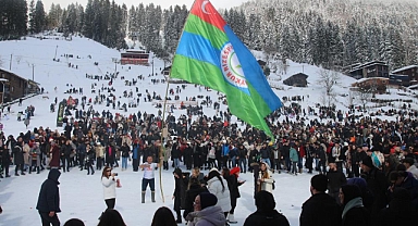 16. Ayder Kardan Adam Festivali renkli görüntülere sahne oldu