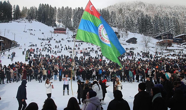 16. Ayder Kardan Adam Festivali renkli görüntülere sahne oldu
