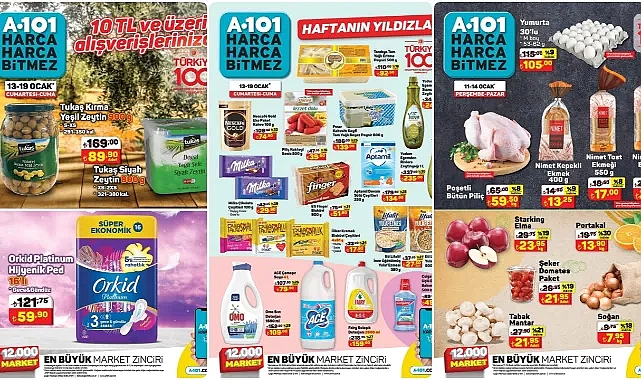 A101 14 Ocak 2024 aktüel ürünler! İşte 14 Ocak A101 Pazar indirimli fiyat listesi
