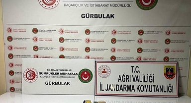 Ağrı'da 6 milyon 664 bin değerinde gümrük kaçağı külçe altın ele geçirildi