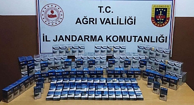 Ağrı’da Gümrük kaçağı sigara ele geçirildi