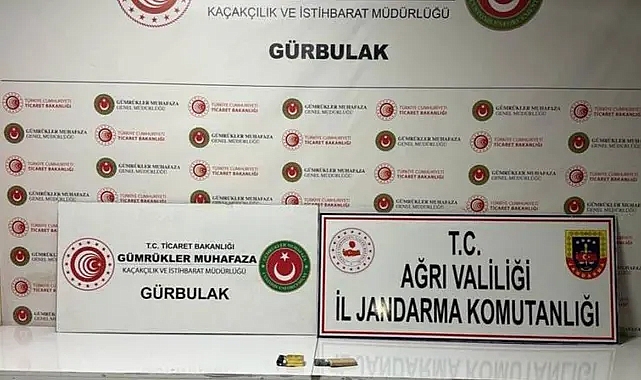 Ağrı'da gümrüksüz altınlar ele geçirildi