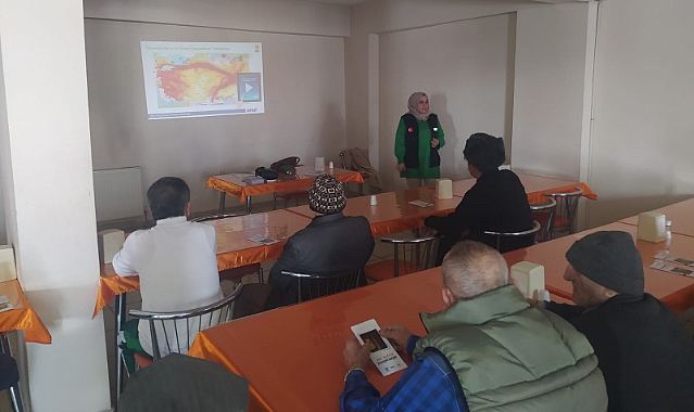 Ağrı’da, Huzurevi Sakinlerine ”Afet Farkındalık Eğitimi” Verildi