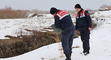 Ağrı'da Jandarma yaban hayvanlarını unutmadı (Videolu haber)