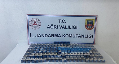 Ağrı'da kaçak sigara ve çay ele geçirildi