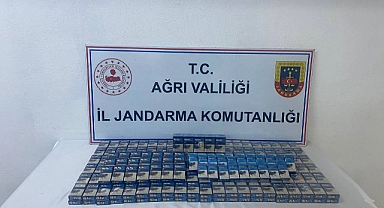 Ağrı'da kaçak sigara ve çay ele geçirildi