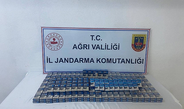 Ağrı'da kaçak sigara ve çay ele geçirildi