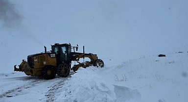 Ağrı'da kar esareti: 12 köy yolu ulaşıma kapandı