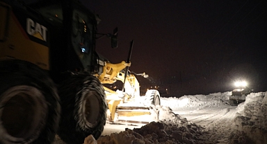 Ağrı'da 'Kar Kaplanları' aralıksız çalışıyor (Videolu Haber)