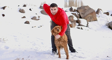 Ağrı'da kartpostallık beyaz örtü