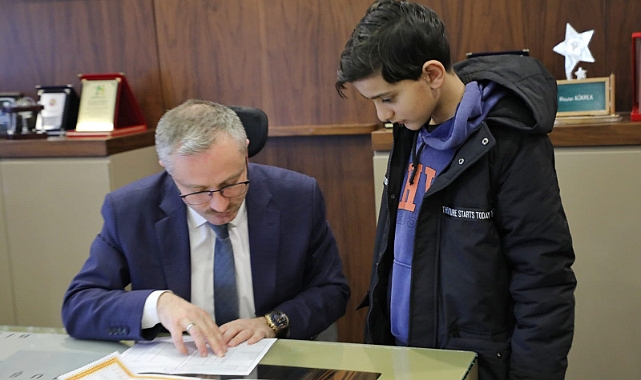 Ağrı'da Milli Eğitim Müdürü olmak isteyen öğrenciye sürpriz