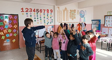 Ağrı'da öğrenciler hem eğlendi hem öğrendi